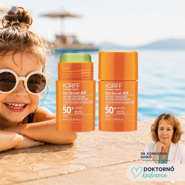 korff fényvédő stick spf 50+ 25 ml / 50 g