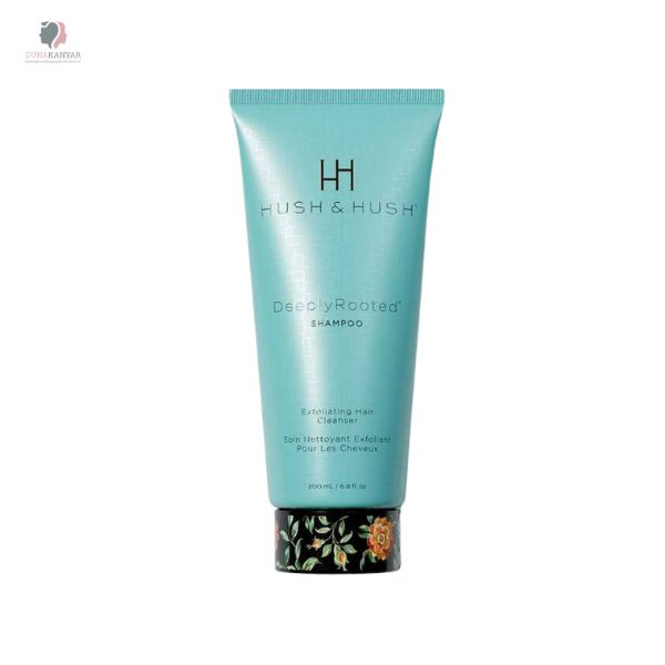 Hush & Hush DeeplyRooted® sampon – hámlasztó és erősítő sampon hajritkulásra 200 ml – Fejbőrtisztító sampon