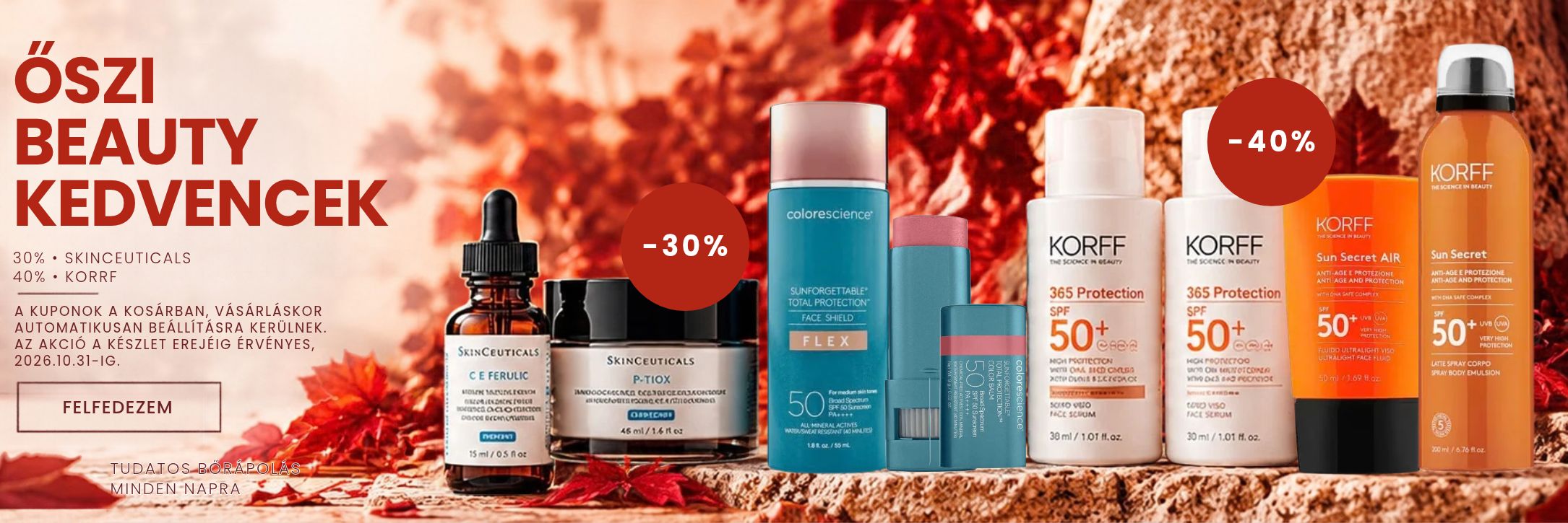 dunakanyar esztétika shop októberi készletkisöprés